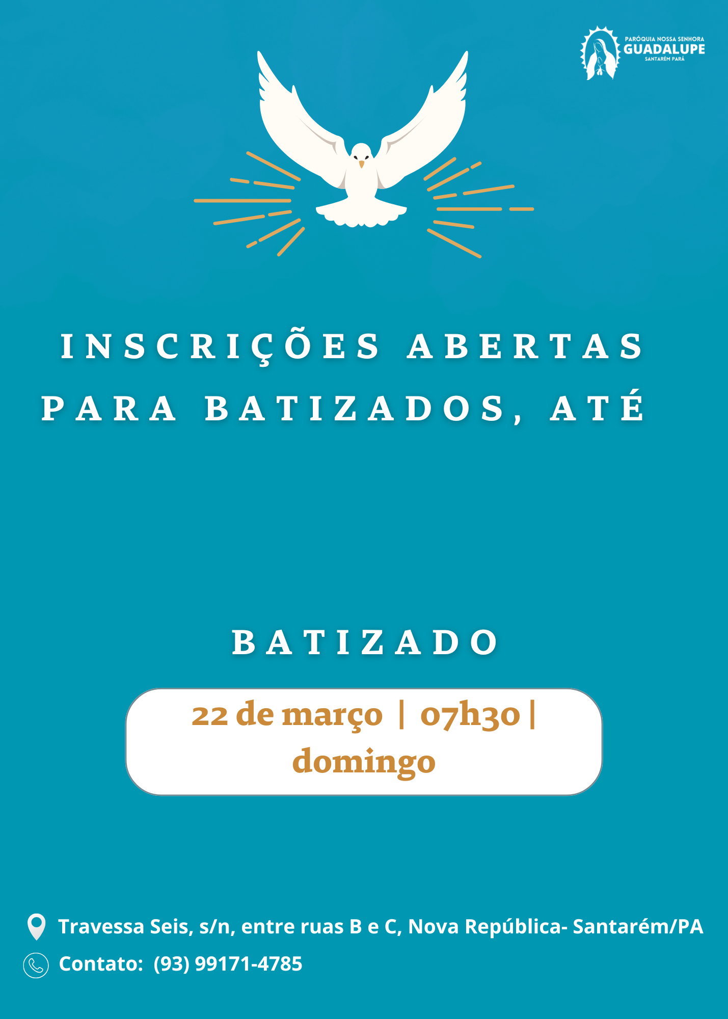 Convite de batismo delicado celestial espirito santo azul e branco (1).png